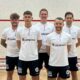 Vier Spieler vom Paderborner Squash Club